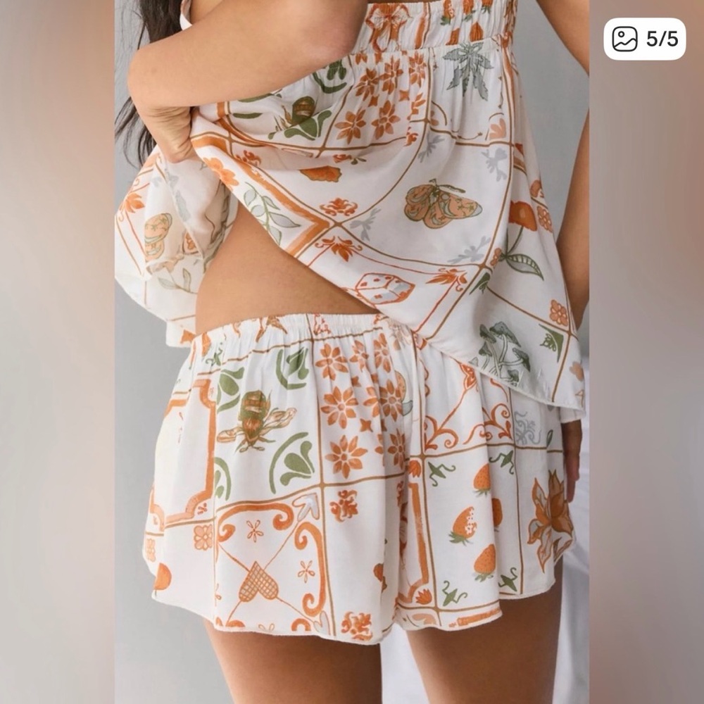 Out From Under Hydra Tie-Front Flyaway Cami & Micro Short Set - Picture 5 of 5